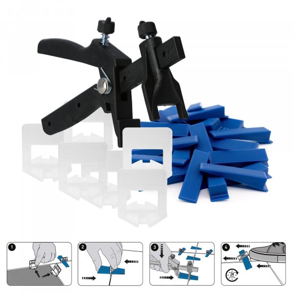 Tile Levelling System Kit 4mm Grout width